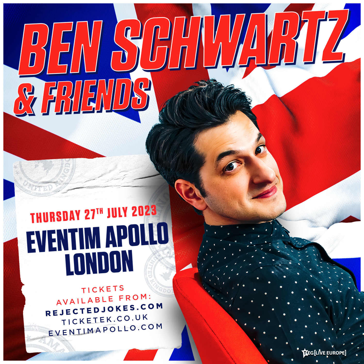 London Show For Parks And Recreation Star Ben Schwartz