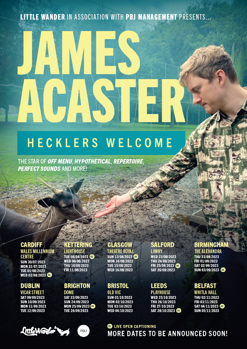 james acaster tour uk 2023