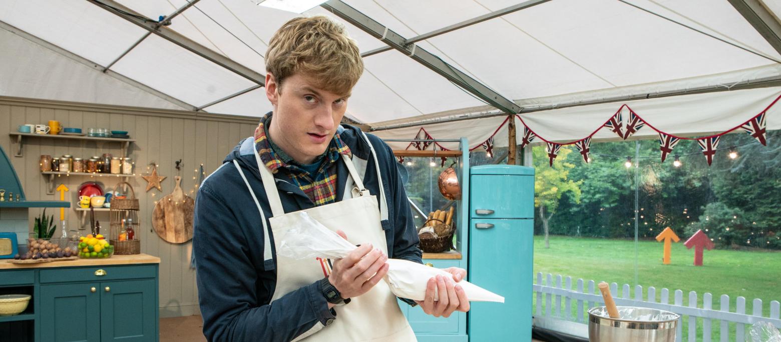 Interview James Acaster on Bake Off Stand Up To Cancer