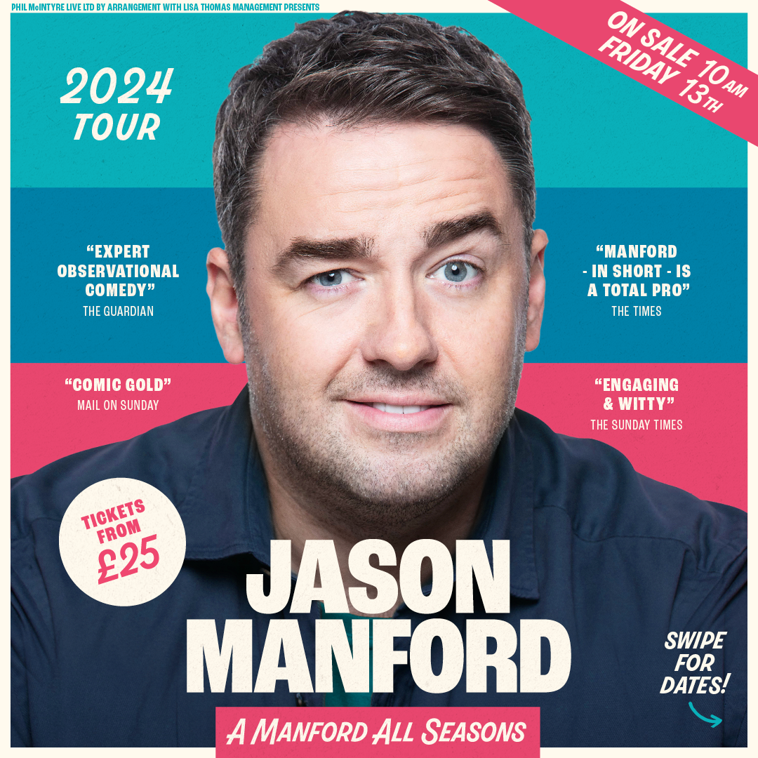 New Tour for Jason Manford A Manford For All Seasons