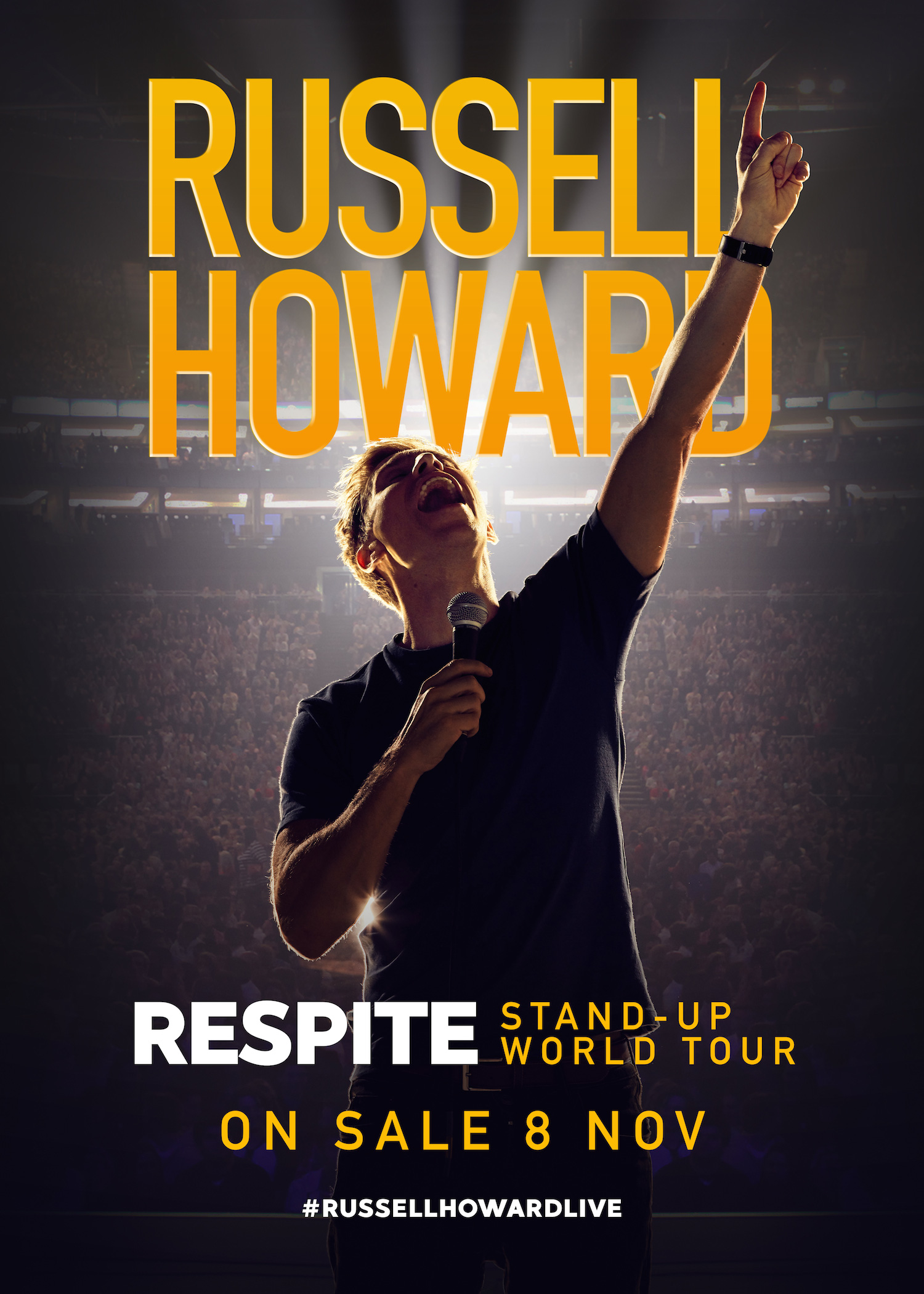 russell howard tour poster