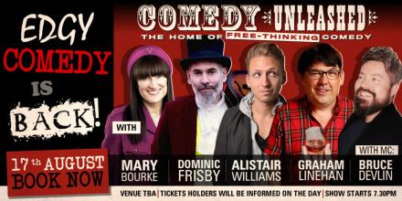 Comedy Unleashed and Graham Linehan Do Pop Up Gig In Edinburgh Comedy Unleashed and Graham Linehan Do Pop Up Gig In Edinburgh