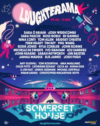 Line-Up Announced For Laughterama At Somerset House
