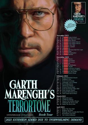 Garth Marenghi Adds More Shows Garth Marenghi Adds More Shows