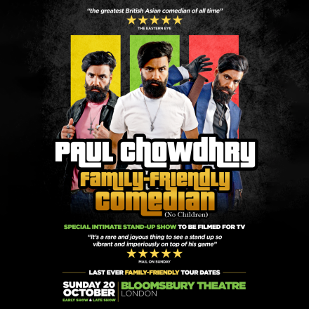Paul Chowdhry To Film Latest Show Paul Chowdhry To Film Latest Show