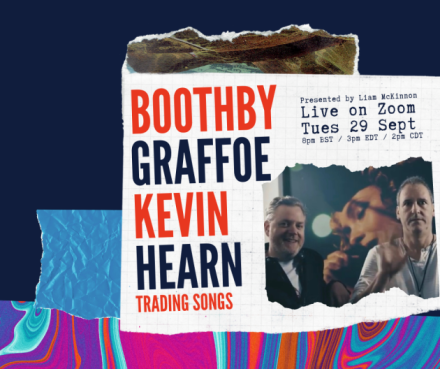 News: Boothby Graffoe to Host Musical In Conversation Shows.