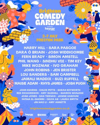Brighton Comedy Garen Line-Up – You Name Them They Are Playing It Brighton Comedy Garden Line-Up – You Name Them They Are Playing It