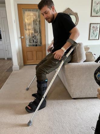 News: Big Break For Chris Ramsey (His Ankle) News: Big Break For Chris Ramsey (His Ankle)