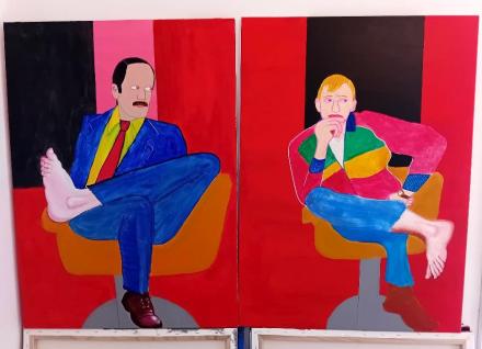 Artists Mark John Cleese's 85th Birthday With New Paintings Artists Mark John Cleese's 85th Birthday With New Paintings