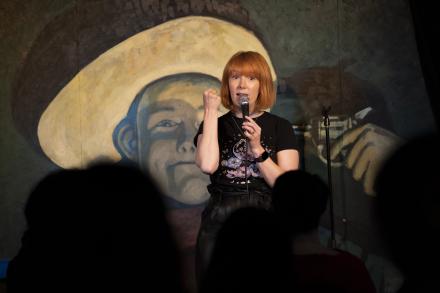 Comedy Club Owner Buys Stand's Cowboy Gun Portrait To Use In His Club Comedy Club Owner Buys Stand's Cowboy Gun Portrait To Use In His Club