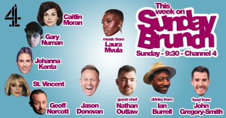 Geoff Norcott, Caitlin Moran Join Sunday Brunch Line-Up