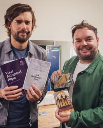 Jack Whitehall Gets Massive Organ Pipe Jack Whitehall Gets Massive Organ Pipe