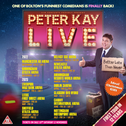 Peter Kay To Do 12 Month Run At 02 Arena