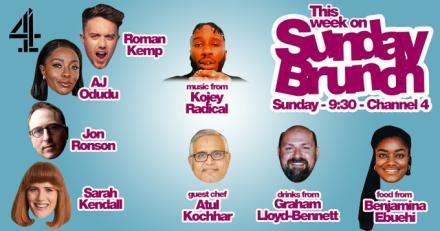 Who Is On This Week's Sunday Brunch?
