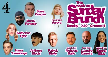 Sunday Brunch With Steve Coogan, Katherine Ryan, Patrick Kielty Sunday Brunch With Steve Coogan, Katherine Ryan, Patrick Kielty