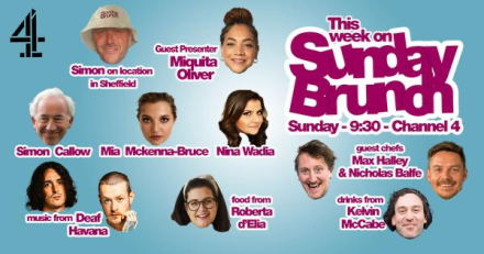 Sunday Brunch – This Week's Guests And Guest Presenter