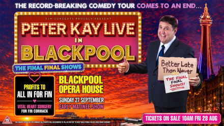 Peter Kay Adds Another Charity Date Peter Kay Adds Another Charity Date