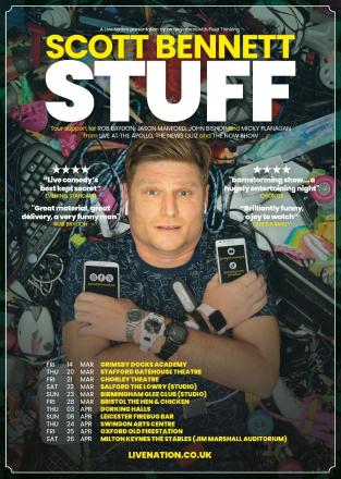 New Tour Dates For Scott Bennett New Tour Dates For Scott Bennett