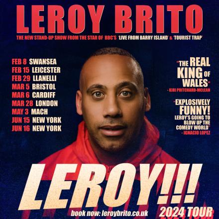 UK & New York Tour Dates For Leroy Brito UK & New York Tour Dates For Leroy Brito
