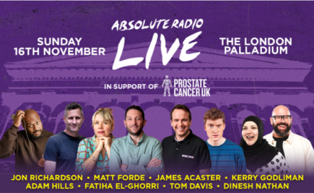 Absolute Live Announces Palladium Prostate Cancer Line-Up