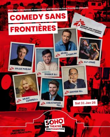Dylan Moran, Ardal O'Hanlon, Grace Campbell, Christopher Hall, Elf Lyons, Anuvab Pal, Shabaz Al Play Major Fundraiser Dylan Moran, Ardal O'Hanlon, Grace Campbell, Christopher Hall, Elf Lyons, Anuvab Pal, Shabaz Al Play Major Fundraiser