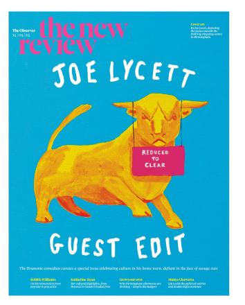 Joe Lycett To Guest Edit Observer New Review Joe Lycett To Guest Edit Observer New Review