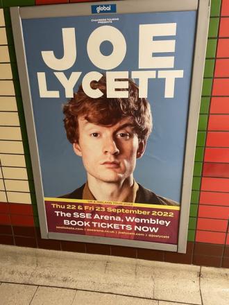 Joe Lycett James Acaster Poster – Viral Stunt Or Cock Up? Joe Lycett James Acaster Poster – Viral Stunt Or Cock Up?