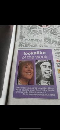 News: Maisie Adam In Viz Lookalike Sensation