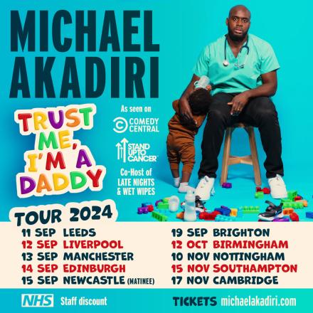 Tour Dates For Michael Akadiri