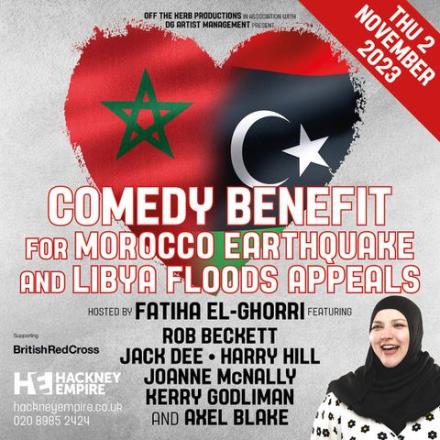 All-Star Fundraiser For Morocco Earthquake and Libya Floods Appeal