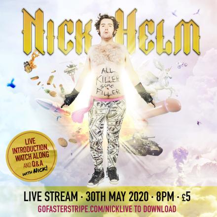 News: Nick Helm Launches Show Online With Watchalong And Q&A