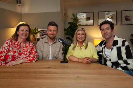 Chris And Rosie Ramsey Meet Nick Grimshaw And Angela Hartnett Chris And Rosie Ramsey Meet Nick Grimshaw And Angela Hartnett
