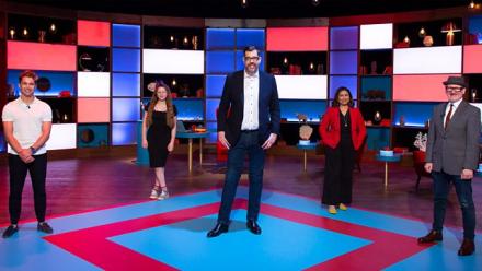 Richard Osman's House of Games This Week With Jessie Cave, Simon Hickson, Ayesha Hazarika and AJ Pritchard Richard Osman's House of Games This Week With Jessie Cave, Simon Hickson, Ayesha Hazarika and AJ Pritchard