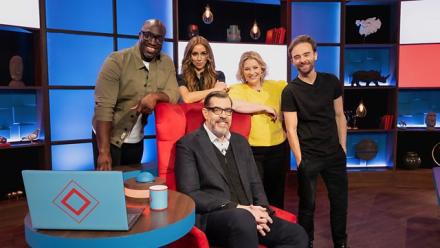 TV: Richard Osman's House of Games with Una Healy, Joanna Page, Jack P Shepherd and Emmanuel Sonubi 