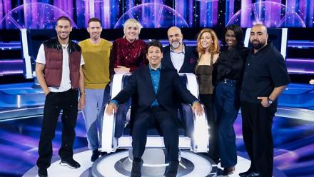 Michael McIntyre's The Wheel With Maisie Adam, Omid Djalili, Stacey Dooley, Oti Mabuse, Asim Chaudhry, Ricky Wilson and Joey Essex Michael McIntyre's The Wheel With Maisie Adam, Omid Djalili, Stacey Dooley, Oti Mabuse, Asim Chaudhry, Ricky Wilson and Joey Essex