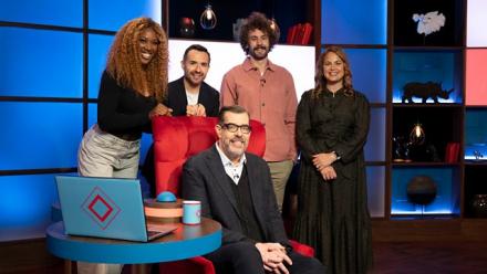 Richard Osman's House Of Games With Josh Pugh, Will Bayley, Montell Douglas and Giovanna Fletcher and Josh Pugh 