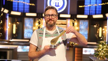 Celebrity MasterChef Christmas Cook-Off Champion - "I think I’m quitting comedy and I’m going to be full-time, Michelin-starred chef."