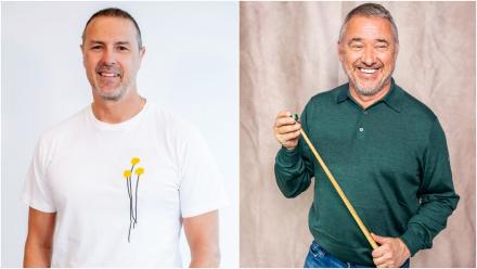 Paddy McGuinness and Stephen Hendry Front Reimagined Big Break Paddy McGuinness and Stephen Hendry Front Reimagined Big Break