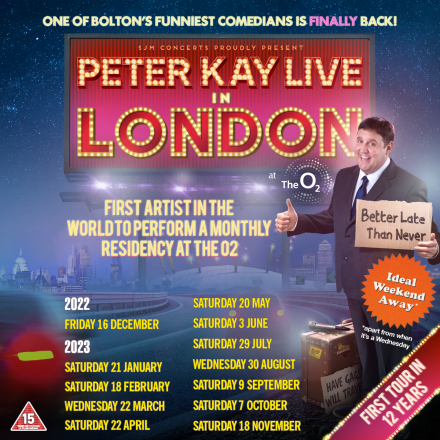 Peter Kay To Do 12 Month Run At 02 Arena Peter Kay To Do 12 Month Run At 02 Arena