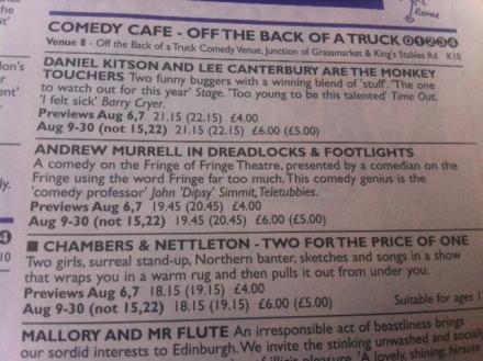 Daniel Kitson 1999 Daniel Kitson 1999