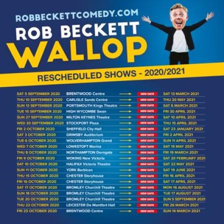 News: Rob Beckett Reschedules Wallop Tour Dates