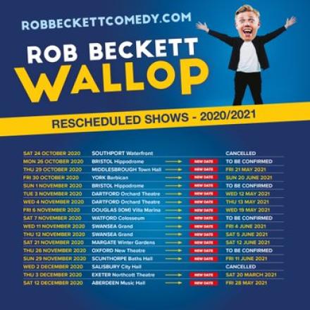 News: Rob Beckett Reschedules Wallop Tour Dates