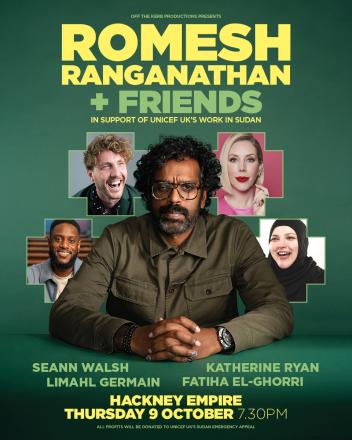 Romesh Ranganathan Fronts All-Star Benefit Gig 
