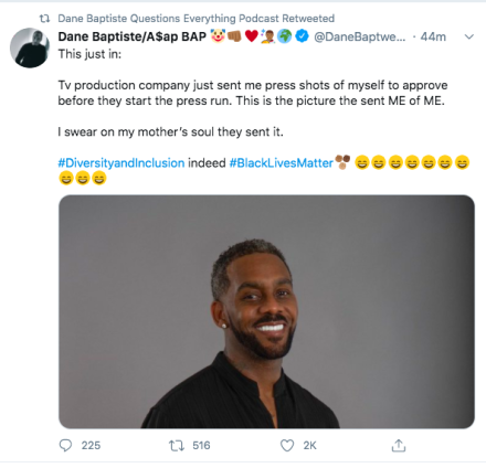 News: TV Production Company Mixes Up Dane Baptiste And Richard Blackwood News: TV Production Company Mixes Up Dane Baptiste And Richard Blackwood