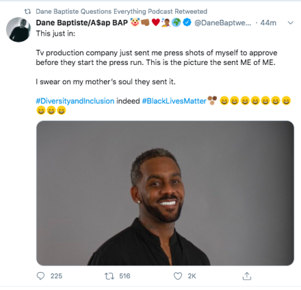 News: TV Production Company Mixes Up Dane Baptiste And Richard Blackwood