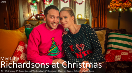 Interview: Jon Richardson And Lucy Beaumont On Meet The Richardsons At Christmas Interview: Jon Richardson And Lucy Beaumont On Meet The Richardsons At Christmas
