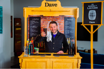 Jon Richardson Opens Dave's Flatpack Pub