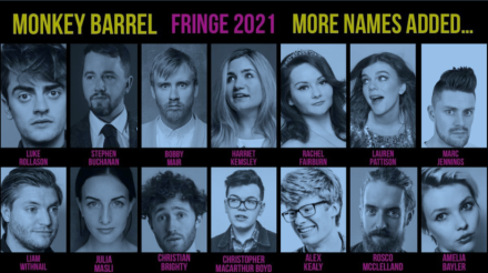 More Edinburgh Fringe Shows For Monkey Barrel