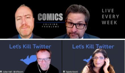Comics Solving Problems Take On Lets Kill Twitter In Special Podcast Double Header Comics Solving Problems Take On Lets Kill Twitter In Special Podcast Double Header