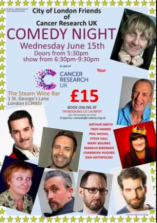 Comedy Night In Aid Of Cancer Research 